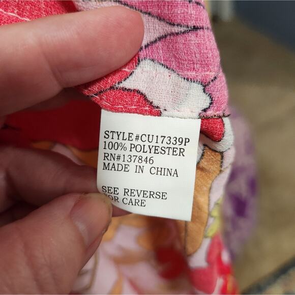 NWT Floral Retro Cover-Up, Large - Picture 2 of 9